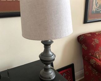 Grey Iron Lamp