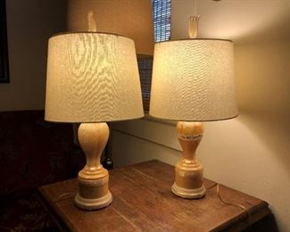 Pair of Rare Art Deco Lamps