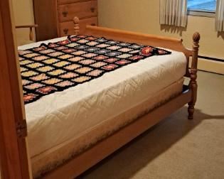 one of two quality maple bedroom sets