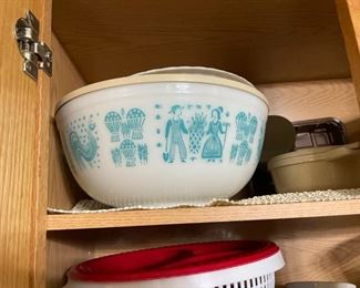 . . . Amish Butterprint Pyrex -- getting harder and harder to find and the price keeps going up and up!
