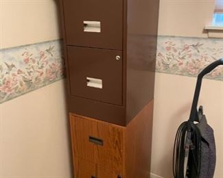 . . . two file cabinets