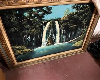 . . . velvet art waterfall