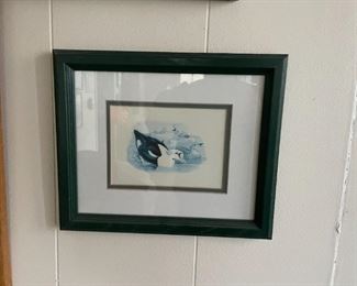 . . . framed fowl