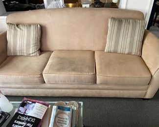 . . . beige couch