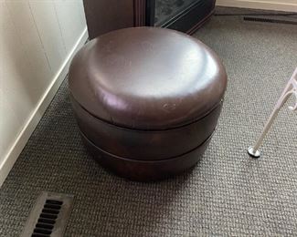 . . . round ottoman