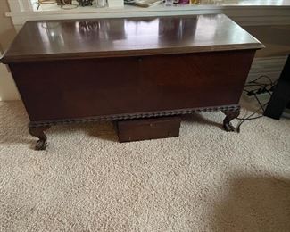. . . beautiful cedar chest
