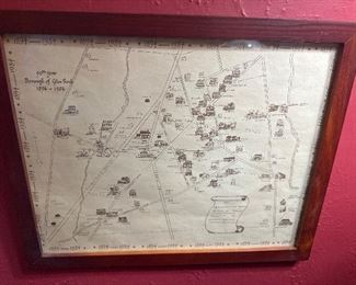 90th year borough of Glen Rock map 1894 through 1984