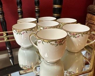 Limoges demitasse cups