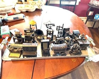 Metal diecast, miniature, pencil, sharpeners