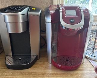To Keurig coffee pots