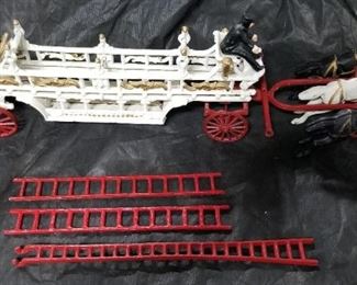 Vintage Cast Iron Firetruck