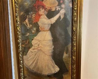 Dance at Bougival Painting (repro) Pierre Auguste Renoir
