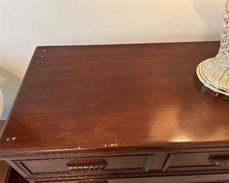	#69	Vintage cedar chest with 2 drawers 35x18x13 as is drawers and one drawer handle needs to be reattached. 	 $75.00 				