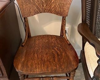 	#70	Wooden side chair 	 $20.00 				