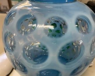 Fenton Polka Dot Ginger Jar