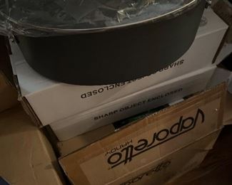 new kitchen in boxes