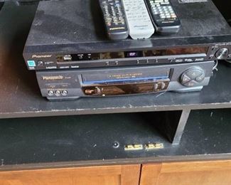 Pioneer DVD player and Panasonic VCR