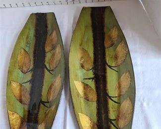 Glass candle trays 18.5" and 20"