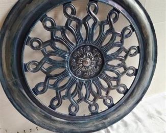 Tin wall decor 22.5"