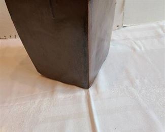 Pottery vase 13" tall, very heavy