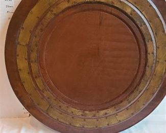 Round metal wall decor 30" diameter