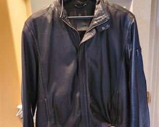 Robert Comstock mens leather jacket size XL