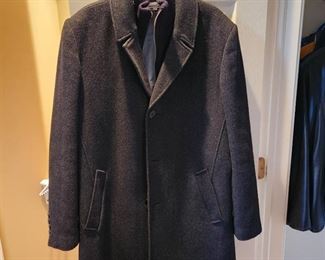 Kenneth Cole mens wool coat size large
