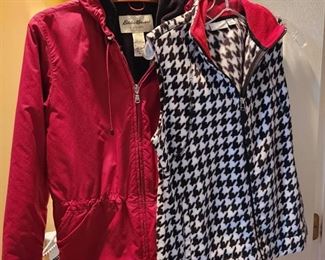 Eddie Bauer petite xs and Kim Rogers vest ps