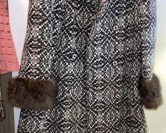 MCM/Vintage Fur trimmed coat - there are more