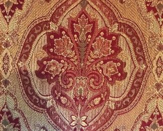 Detail
Pair Louis XV style fauteuils 
tapestry medallion upholstery
white-washed finish, 20th c.
26” x 25” x 40.25” h seat 20” h 
Was $800
Now $300
