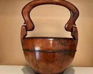 Almond carrier Chinese elm wood Early 20th c 

Was $275 
Now $100
