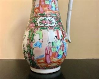 19th c Chinese Export
Rose Medallion 
porcelain pitcher
11.5” h
glued handle

Was $450
Now $150