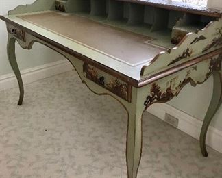 

Minton Spidell 
chinoiserie leather top writing desk 
54” x 28” x 30”h 

Was $2400 
Now $900