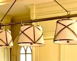 E F Chapman for Visual Comfort 
Grosvenor Triple Shade
linear suspension
72” x 12” c 15.5”

Was $1600
Now $600