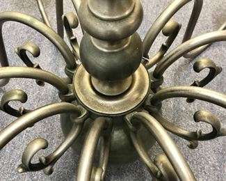 Detail

Colonial Revival style 
12-arm chandelier 
Germany
39” x 23.5”h 

Was $1250 
Now $400

