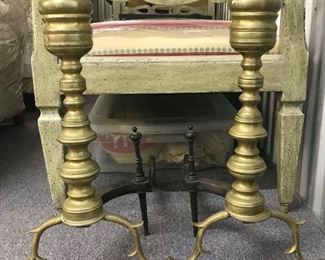 Pair antique brass andirons 

Was $300  
Now $100