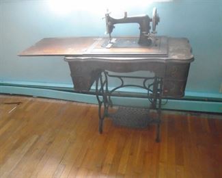 treadle sewing machine.