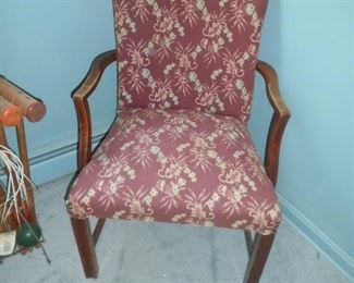 vintage upholstered chair