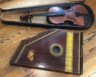 Vintage musical instruments