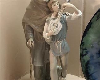 Lladro “The Happy Travelers” porcelain figurine, 14.5” high