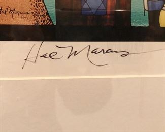 “Torah in Glass” signed artist’s proof lithograph by Hal Marcus (Texas, 1951-Present)