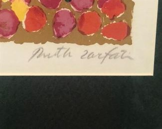 Ruth Zarfati “Townscape” signed/numbered lithograph