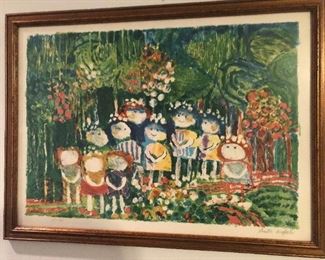 Ruth Zarfati signed/numbered lithograph