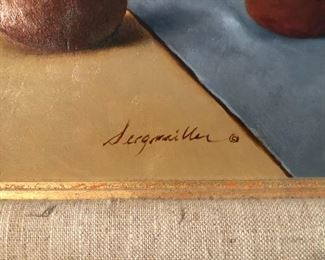 Oil on canvas portrait of Native American woman by Don Seegmiller (Utah, b. 1955)