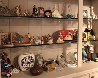 LOTS of wonderful collectibles (Disney, Winnie the Pooh, Royal Doulton, David Winter, Limoges, etc)