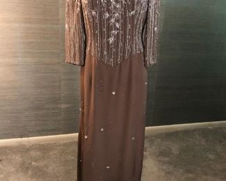 Stephen Yearick beaded gown, size 10