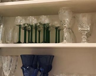 Wonderful collection of vintage and contemporary crystal and glassware