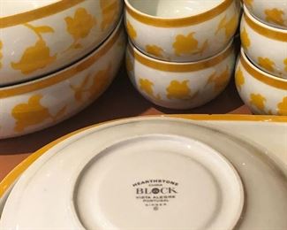 63-pc. set of Hearthstone Block Vista Alegre dinnerware