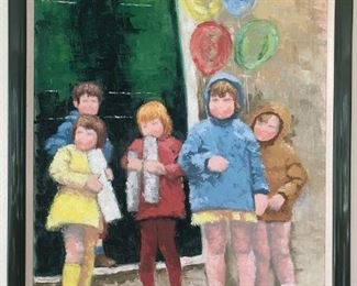 Original oil on canvas painting by June Rabinowitz