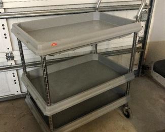 Metro deep ledge utility cart